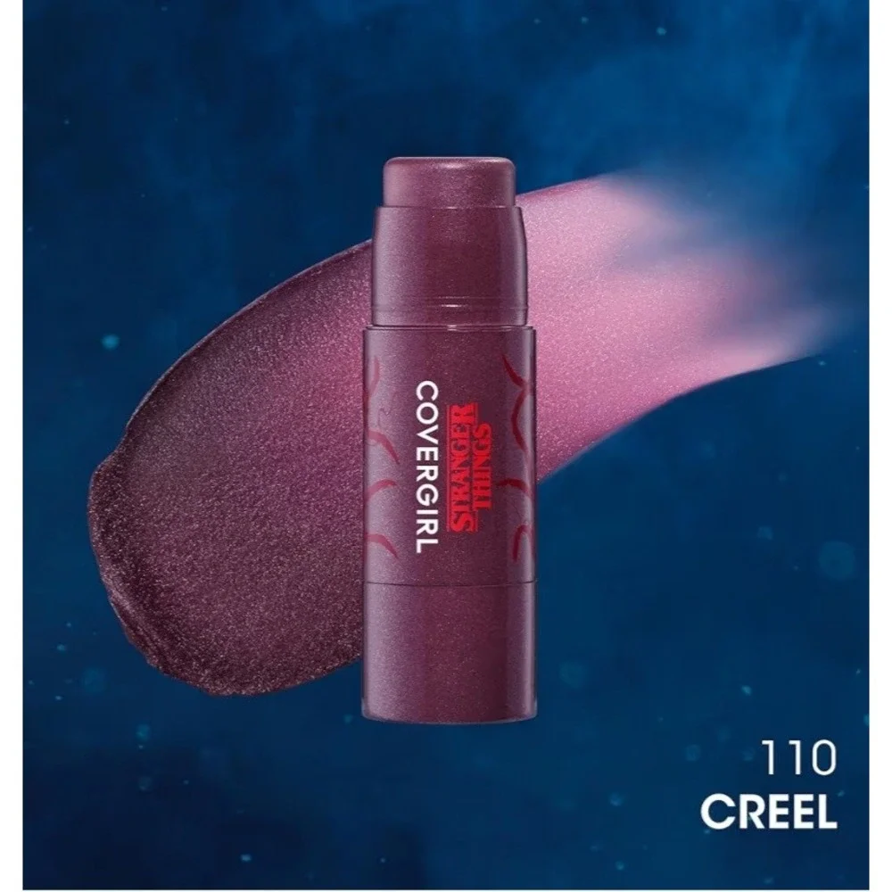 Covergirl‎ Stranger Things Lip Cheek Stick Women OS 110 Creel NEW Color Changing